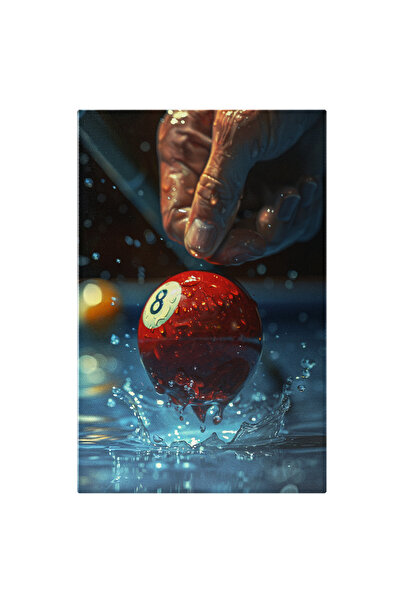 StoryGift Romania Tablou Canvas: Jocul Subtil Al Mâinii Și Bilei De Biliard - Misterul Biliardului Pictura Digit