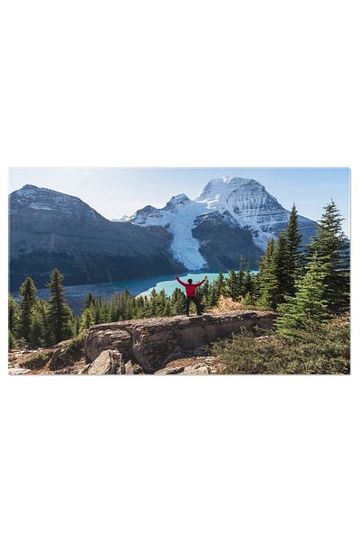 StoryGift Romania Tablou Canvas: Calator Fericit In Natura, Munte, Lac