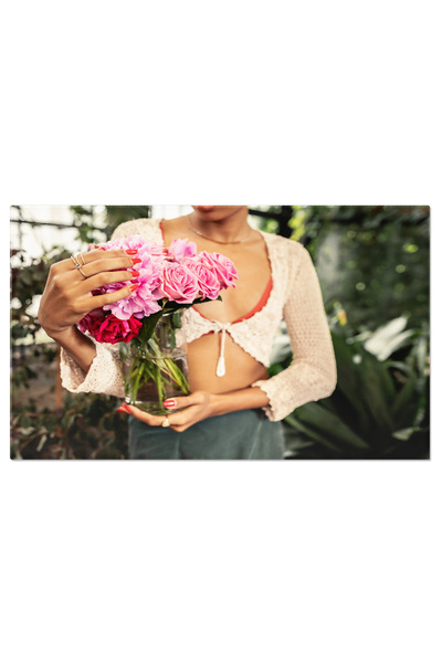 StoryGift Romania Tablou Canvas Eleganta Si Natura Femeie Africanoamericana E...