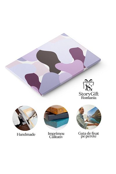 StoryGift Romania Tablou Canvas: Abstractie In Culori - Design Creativ
