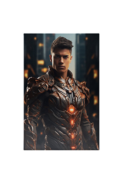 StoryGift Romania Tablou Canvas: Portret De Actiune Barbat Costumat Salveaza ...