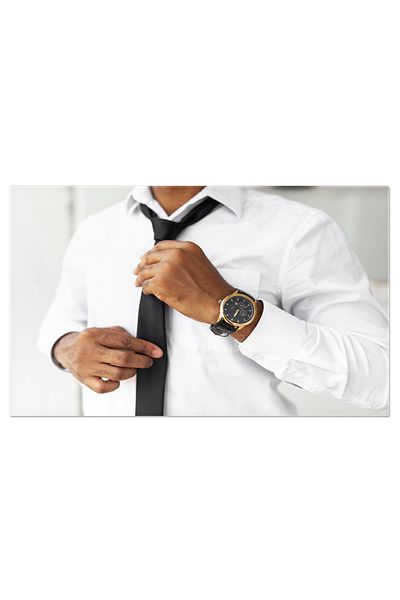 StoryGift Romania Tablou Canvas - Afaceri Si Stil: Barbat Inainte De O Zi De Munca