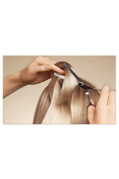 StoryGift Romania Tablou Canvas - Machiaj Blond: Glamour Si Stil Cu Buze Senz...