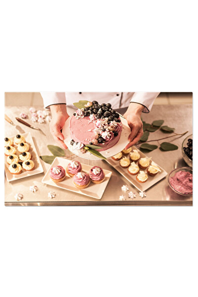 StoryGift Romania Tablou Canvas Cofetar Tinand O Prajitura O Imagine Ce Emana...