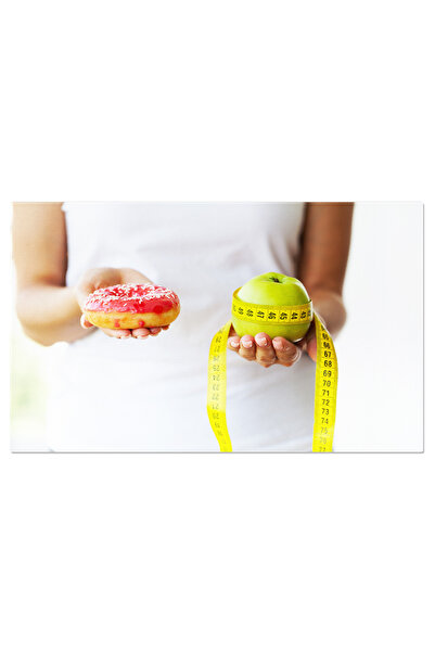 StoryGift Romania Tablou Canvas Fata Face Alegere Intre Sanatos Si Nesanatos,...