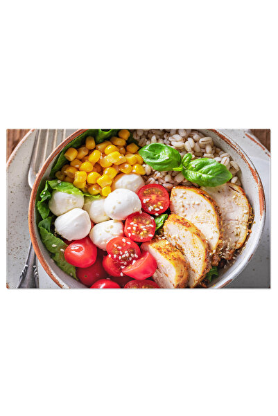 StoryGift Romania Tablou Canvas Salata Caesar Dietetica Cu Rosii, Orz Si Tara...