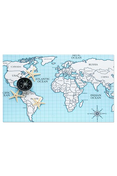StoryGift Romania Tablou Canvas Navigand Catre Aventuri: Harta Exploratorilor