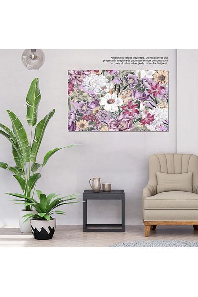 StoryGift Romania Tablou Canvas: Culori In Armonie - Decor Florar