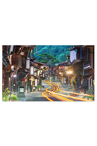 StoryGift Romania Tablou Canvas - Satul Juku Kiso In Japonia - Arhitectura Tr...