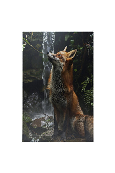 StoryGift Romania Tablou Canvas: Vulpe În Pădure- Natură Și Animale Sălbatice...