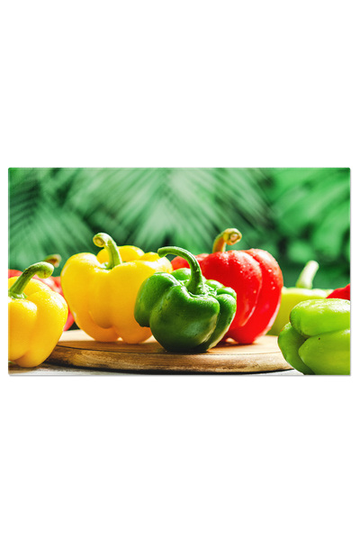 StoryGift Romania Tablou Canvas Delicii Pline De Culoare Ardei Dulci Proaspet...