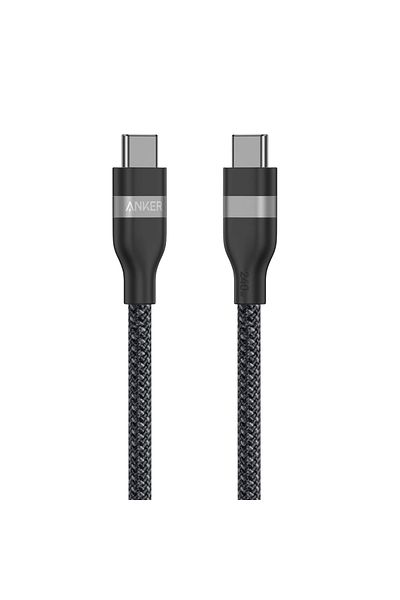Anker Anker USB-C to USB-C Fabric Fast Charging Cable 240W 3ft Black