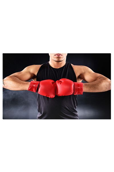 StoryGift Romania Strength And Determination Canvas Print Cropped Image Of An African American Athlete In Training