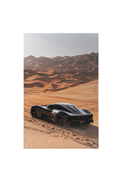StoryGift Romania Tablou Canvas: Autovehicul Puternic Străbătând Nisipurile Deșertului - Regele Nisipurilor La V