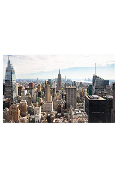 StoryGift Romania Tablou Canvas Panorama Aeriala A Skyline-ului Din Manhattan...