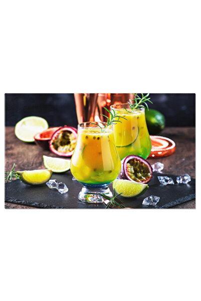 StoryGift Romania Tablou Canvas Cu Sucuri Si Nutritie Sanatoasa - Gusturi Racoritoare De Vara