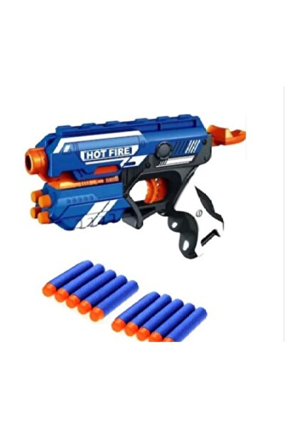 Prestij Nerf Silah Sünger Mermi Atan Nişancı Oyuncak Tabanca 10 Adet Yedek Mermili