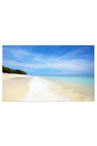 StoryGift Romania Tablou Canvas - Peisaj Aerial In Islanda: Plaja De Nisip Negru