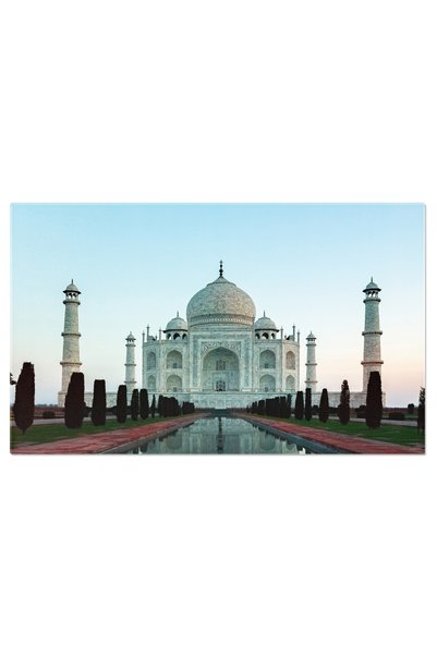 StoryGift Romania Tablou Canvas Taj Mahal In Agra, India, Iconic, Unesco, Mon...
