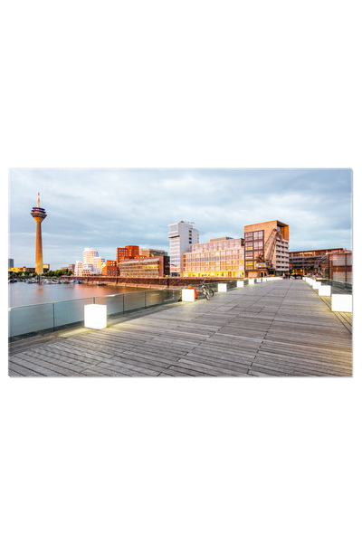 StoryGift Romania Tablou Canvas Orasul Dusseldorf In Germania Dusseldorf, Ger...