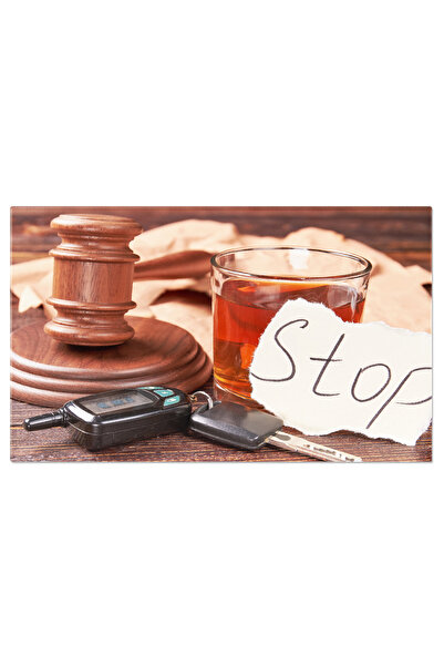 StoryGift Romania Tablou Canvas Cu Pericolul Consumului De Alcool: Constientizare Si Siguranta Rutiera