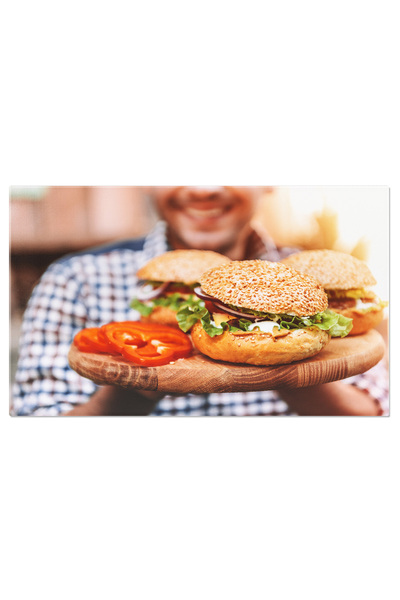 StoryGift Romania Tablou Canvas Apropiere Partiala A Unui Barbat Tinand O Pla...