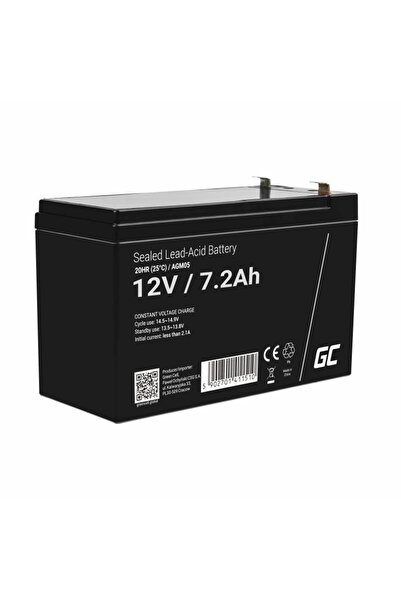 Greencell Μπαταρία 12V 7.2Ah F2/T2