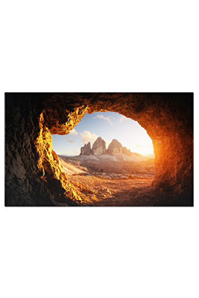 StoryGift Romania Tablou Canvas Vedere De La Pestera In Munte, Tre Cime Di La...