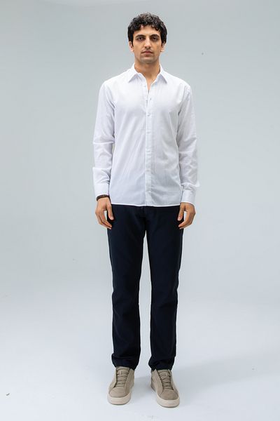 Tt Line Cotton Gabardine Men's Regular Trousers