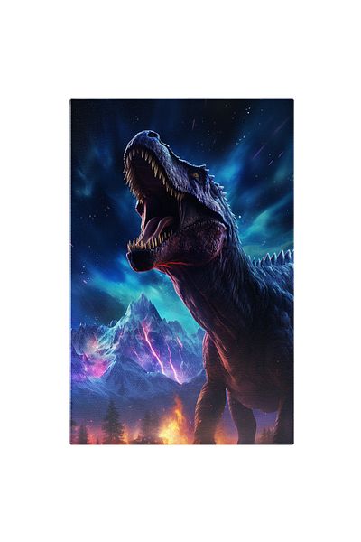 StoryGift Romania Tablou Canvas: Dragon Mov Inspaimantator Care Scoate Sunete De Groaza Cu Gura Mare Si Foc In U