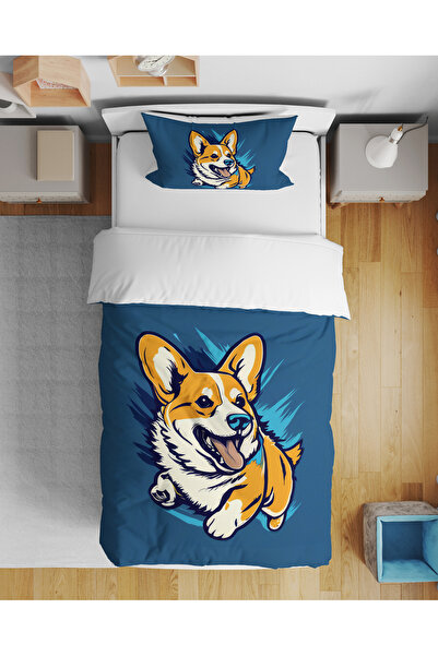 Home Set de lenjerie de pat pentru copii și adolescenți, cu imprimare digital...