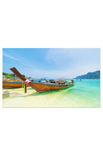 StoryGift Romania Tablou Canvas Plaja In Thailanda Cu Vedere Aeriana, Calator...