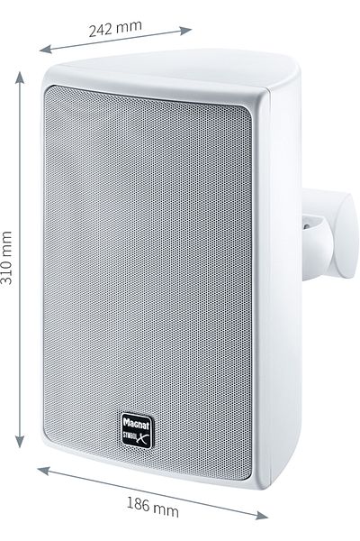 MAGNAT Symbol X 160, White wall speaker set