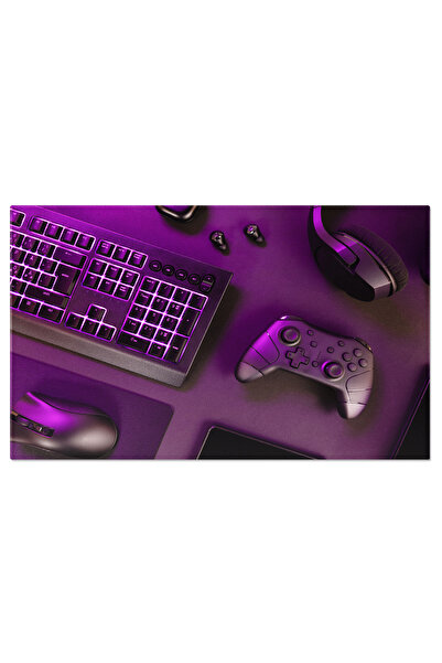 StoryGift Romania Tablou Canvas: Unelte Pentru Gadgeturi - Tehnologie In Violet