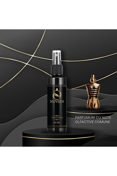 Nuvien Apa de parfum, 50 ml - 034, inspirat din Le Male Elixir
