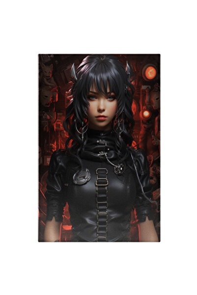 StoryGift Romania Tablou Canvas: Portret Feminin Fantastic Cu Influente Anime...