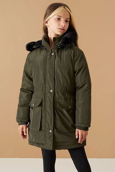 gnygiyim Hooded (Removalable Zipper) Girl's Coat