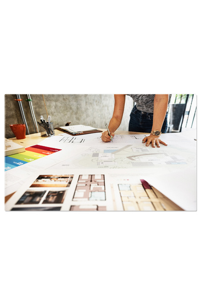 StoryGift Romania Tablou Canvas: Studio De Design Cu Echantioane Colorate - C...