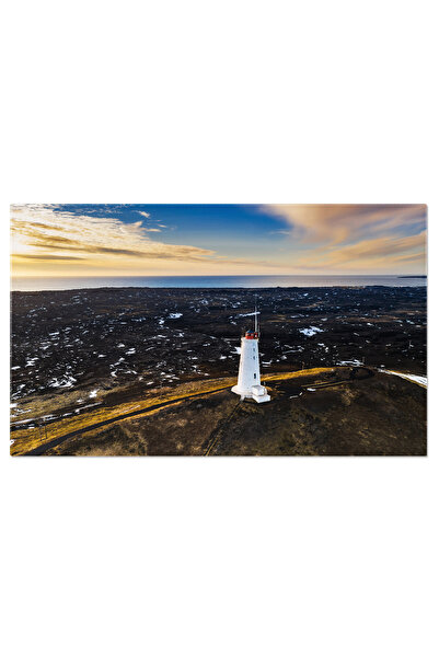StoryGift Romania Tablou Canvas: Farul Reykjanesviti Din Islanda - Priveliste...
