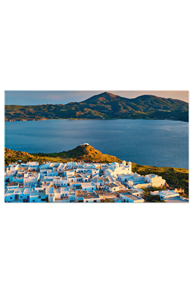 StoryGift Romania Tablou Canvas - Tramonto La Plaka - Insula Milos, Grecia