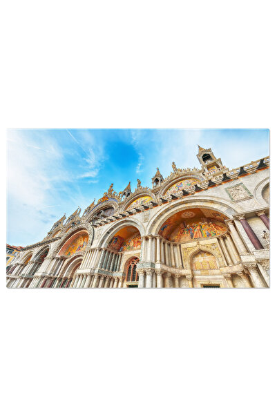 StoryGift Romania Tablou Canvas Peisaj Urban Uimitor Al Venetiei Cu Piata San...