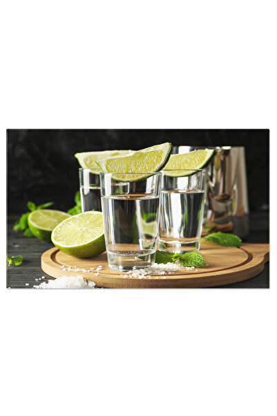 StoryGift Romania Tablou Canvas: Bauturi Racoritoare La Margine De Lamaie: Cocktailuri Cu Vodka Si Limonada