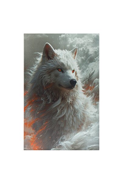 StoryGift Romania Canvas Painting 40 x 25CM Image of a wolf taken from fairy ...