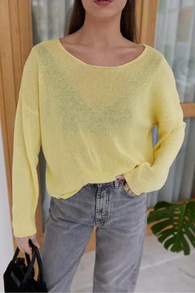 Solena MEVSİMLİK İNCE PAMUKLU TRİKO BLUZ