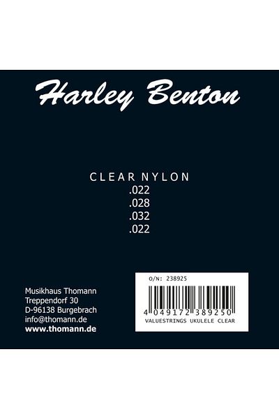 Harley Benton Harley Benton Uke Clear Ukulele Strings