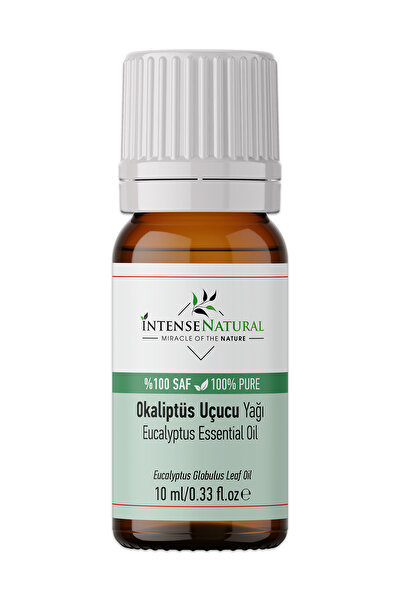 İntense Natural Okaliptüs Uçucu Yağı 10 ml %100 Saf Ve Doğal Eucalyptus Essential Oil
