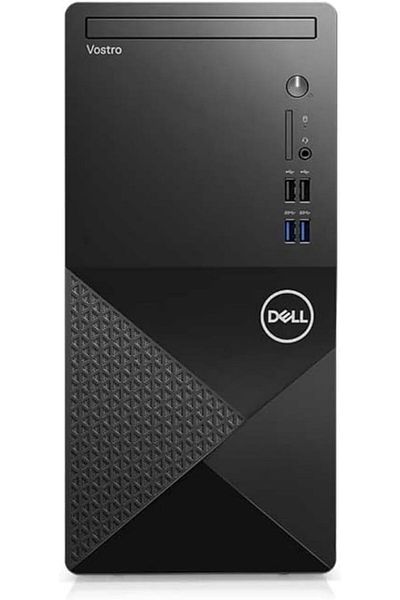 Dell Vostro 3910 MT Desktop Computer, Intel Core i5-12400, 8GB RAM, 256GB SSD, Black, DOS Operating