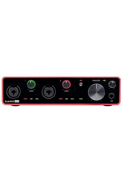 Focusrite Scarlett 4i4 3rd Gen, Audio Interface