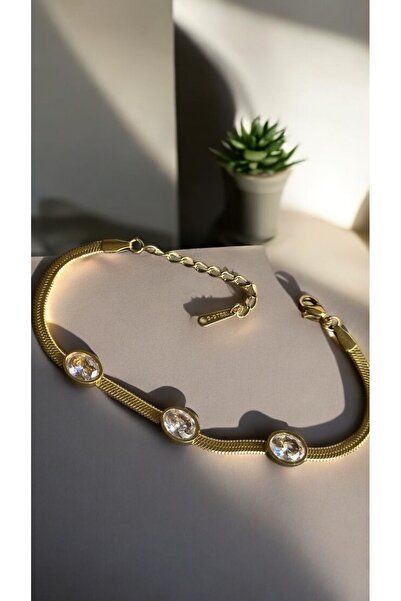 İNN JEWELLERY Çelik Bileklik Kararmaz Antialerjik Yassı Figürlü (2 Yıl İthalatçı Garantili)