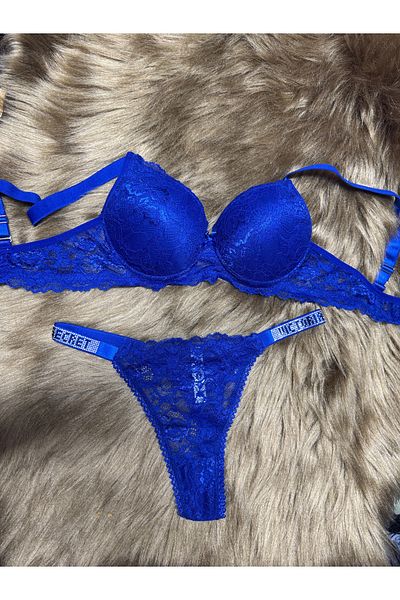 SATTENS Costum de sutien cu suport VIP STONE din dantela - SET DE LENJERIE CU CUPA B CU STONE